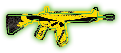 Yellow Punisher Neon Light